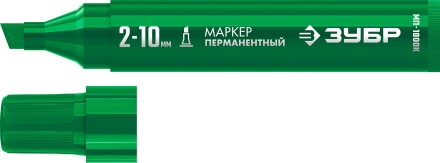 ЗУБР МП-1000К зеленый, 2-10 мм, клиновидный перманентный марке (06333-4) купить в Надыме