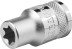 Торцовая головка KRAFTOOL &quot;INDUSTRIE QUALITAT&quot;, Cr-V, внешний TORX, хромосатинированная, 1/2&quot;, Е 14 27810-14_z01 купить в Надыме