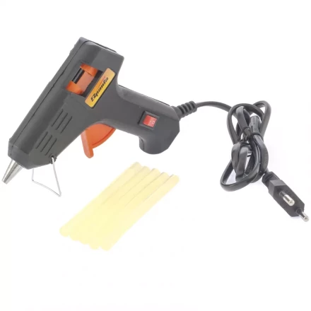 Клеевой пистолет с выкл. 7 мм в кейсе 20 Вт 2,5 г./мин. SPARTA 93025 купить в Надыме