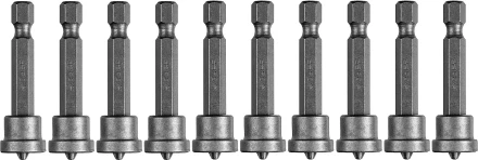 ЗУБР 10 шт, PH2, 50 мм, биты с ограничителем (26002-2-50-10) купить в Надыме