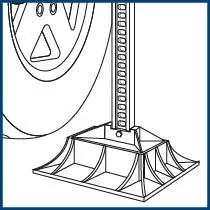 Опора для реечного домкрата на грунте Off-Road Base STELS 50539 купить в Надыме