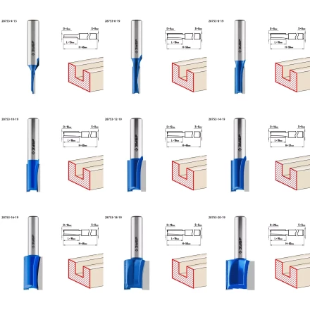 ЗУБР 30 шт, набор профильных фрез по дереву, Профессионал (28796-H30) купить в Надыме