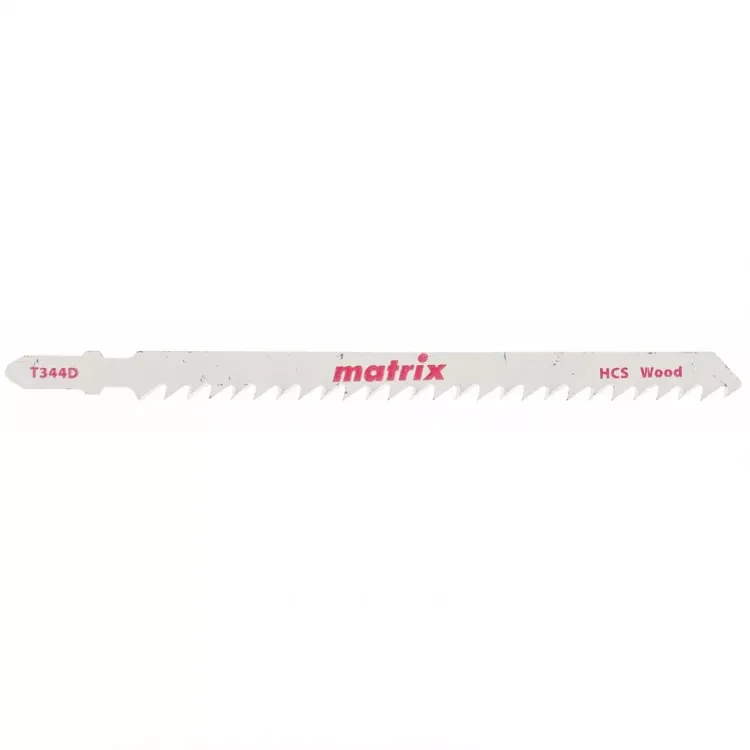 Полотна для электролобзика  по дереву 3 штук T344D 110 x 4 мм HCS MATRIX 78221 купить в Надыме