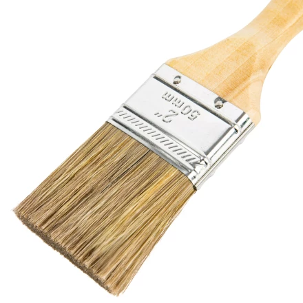 Кисть плоская "Евро" 2", смешанная щетина, деревянная ручка MTX 83079 купить в Надыме