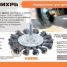 Щётка для дрели Вихрь плоская, крученая, 75 мм 73/1/3/47 купить в Надыме