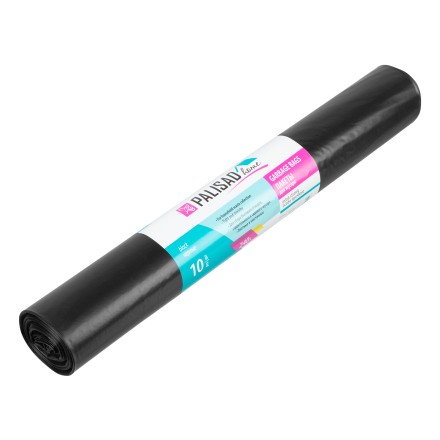 Пакеты для мусора Palisad 240 л x 10 шт., ПВД особопрочные черные, длинный ролик, Home 927305 купить в Надыме