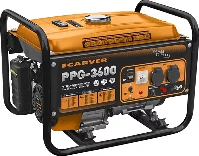 Генератор бензиновый CARVER PPG- 3600 LT-168F-1 купить в Надыме