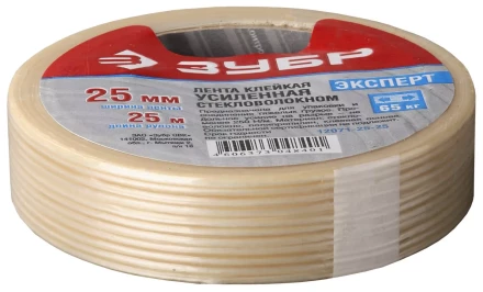 Лента ЗУБР &quot;ЭКСПЕРТ&quot; клеящая однонаправленная, усиленная стекловолокном, 19мм х 10м 12071-19-10 купить в Надыме