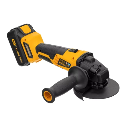 Машина углошлифовальная аккумуляторная бесщет. Denzel BLG-IB-18-125-4 27005, Li-ion, 18 В купить в Надыме