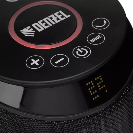 Тепловентилятор керамический Denzel DTFC-2000X, 2 кВт, wi-fi, пульт, динамик, вращение, 3 реж. 96426 купить в Надыме