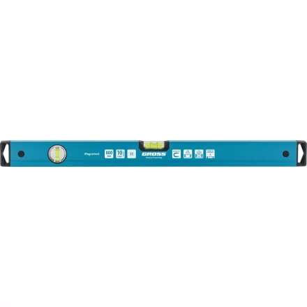 Уровень алюминиевый 800 мм магнит 2 глазка Magnetisch Gross 33712 купить в Надыме