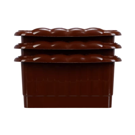 Поддон для рассады 470х166х82 мм, пластиковый, 3 шт, под 12 горшочков 250 мл. Palisad 643443 купить в Надыме