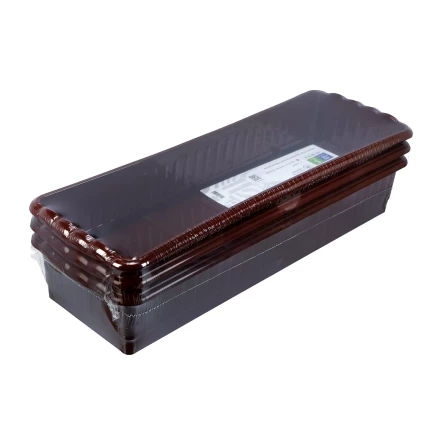 Поддон для рассады 470х166х82 мм, пластиковый, 3 шт, под 12 горшочков 250 мл. Palisad 643443 купить в Надыме