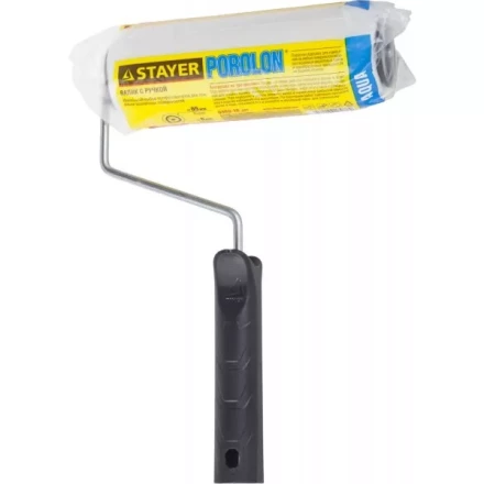 Валик "ПОРОЛОН" малярный в сборе, бюгель 6мм, 44x180мм, STAYER Master 0360-18_z01 купить в Надыме