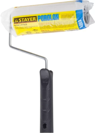 Валик "ПОРОЛОН" малярный в сборе, бюгель 6мм, 44x180мм, STAYER Master 0360-18_z01 купить в Надыме