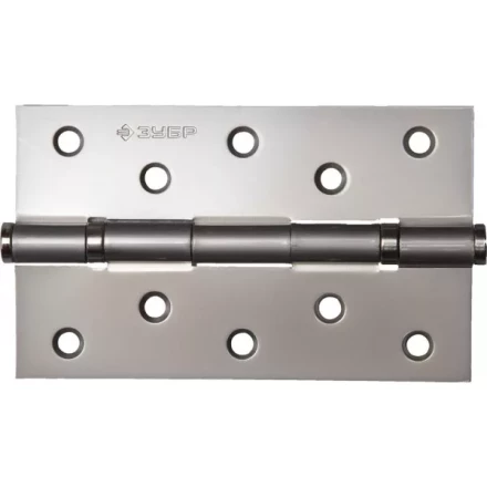 Петля универсальная ЗУБР "ЭКСПЕРТ", 2 подшипника, цвет мат. никель (PN), с крепежом, 125х75х2,5мм, 2 шт 37601-125-4 купить в Надыме