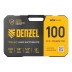 Набор инструментов Denzel 15803, 1/2&quot;, 1/4&quot;, CrV, S2, пластиковый кейс, 100 предметов купить в Надыме