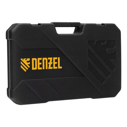 Набор инструментов Denzel 15803, 1/2", 1/4", CrV, S2, пластиковый кейс, 100 предметов купить в Надыме