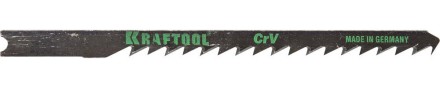 Полотна KRAFTOOL, U244D, для эл/лобзика, Cr-V, по дереву, ДВП, ДСП, фигурный рез, US-хвост., шаг 4мм, 75мм, 2шт 159623-4 купить в Надыме