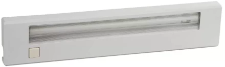 Светильник люминесцентный СВЕТОЗАР модель "СЛ-408 с плафоном и выключателем, лампа Т5, 342x20x68мм, 8Вт SV-57563-08 купить в Надыме