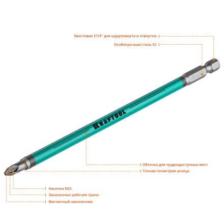 Биты KRAFTOOL OPTIMUM PZ 26124-2-150-5 купить в Надыме