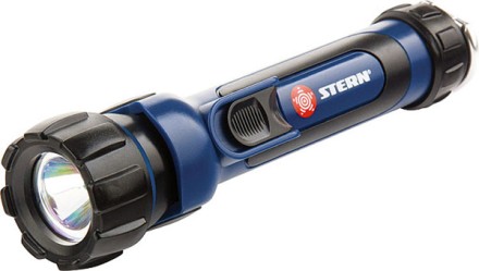 Фонарик светодиодный, противоударный, влагозащищённый,  1 яркий Led, 2хАА, Stern 90520 купить в Надыме