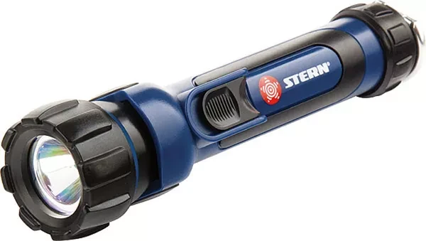 Фонарик светодиодный, противоударный, влагозащищённый,  1 яркий Led, 2хАА, Stern 90520 купить в Надыме