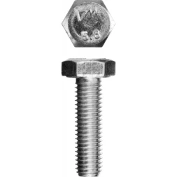 Болт ЗУБР "МАСТЕР" с шестигранной головкой, ГОСТ 7798-70, класс прочности 5.8, оцинкованный, M10x35мм, 5кг 303080-10-035