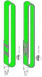 Строп текстильный кольцевой СТК 1 т L=1 м SF6 30 мм купить в Надыме