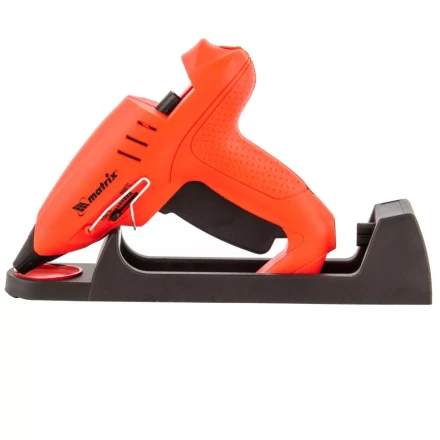 Клеевой пистолет 11 мм подставка кейс 20 160 Вт 16 г/мин регулятор 150-200° Matrix 93015 купить в Надыме