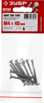 Винты DIN 7985 пакет серия МАСТЕР купить в Надыме