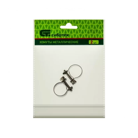 Хомуты металлические MINI 16-18 мм ширина 9 мм винтовой W4 2 шт Сибртех 475063 купить в Надыме
