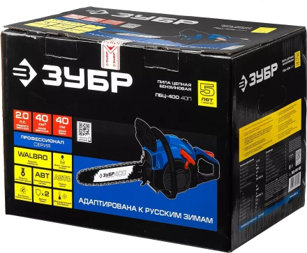 Бензиновая пила (бензопила) ПБЦ-400 40П серия ПРОФЕССИОНАЛ купить в Надыме