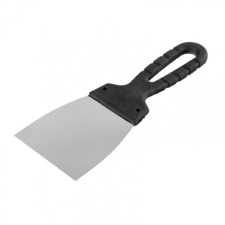 Шпательная лопатка из нержавеющей стали 80 мм пластмассовая ручка Россия 85134 купить в Надыме