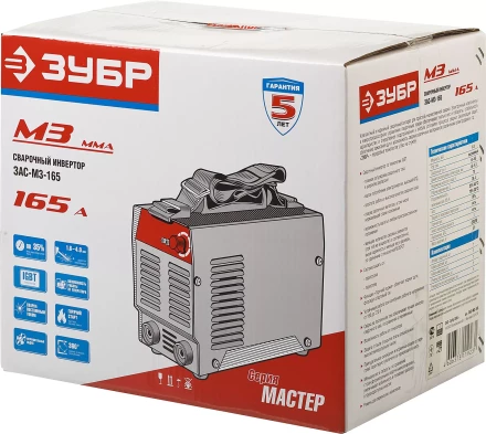 Сварочный инвертор ММА ЗАС-М3-165 серия МАСТЕР купить в Надыме