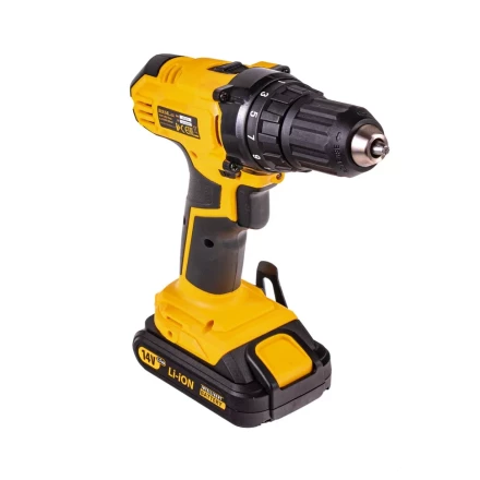 Дрель-шуруповерт аккумуляторная CDL-IB-14-02 Denzel 26112 купить в Надыме