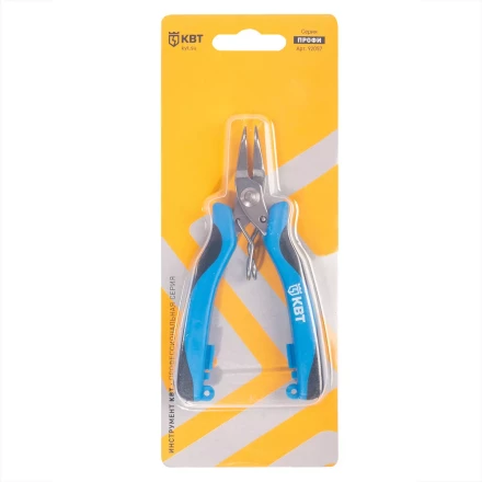Мини-длинногубцы слесарно-монтажные изогнутые КВТ 115 мм, серия ПРОФИ (92057) купить в Надыме