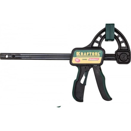 Струбцина &quot;EcoKraft&quot; ручная пистолетная, KRAFTOOL 32226-15, пластиковый корпус, 150/350мм, 150кгс 32226-15 купить в Надыме