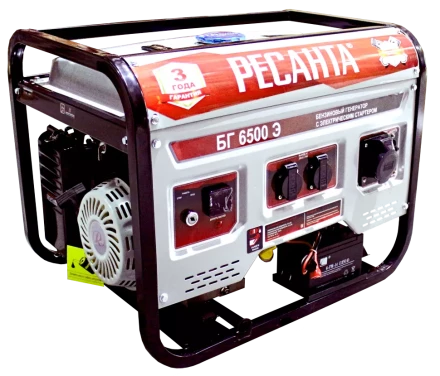 Бензогенератор  Ресанта БГ 6500 Э купить в Надыме