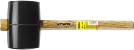 Киянка STAYER резиновая черная с деревянной ручкой, 1130г 20505-100 купить в Надыме