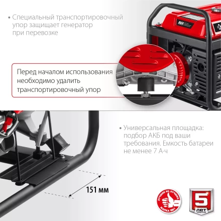 ЗУБР 2800 Вт, бензиновый генератор с электростартером (СБ-2800Е) купить в Надыме