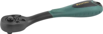 Трещотка для торцовых головок KRAFTOOL "EXPERT", Сr-V сталь, 72 зубца, пластиковое покрытие, 1/4" 27796-1/4_z02 купить в Надыме