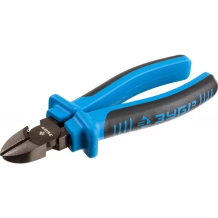 Бокорезы ЗУБР эксцентриковое расположение шарнира, особостойкое спец. покрытие Н12Х1 (никель/хром), двухкомпонентные рукоятки, 160мм 2201-5-16_z01 купить в Надыме