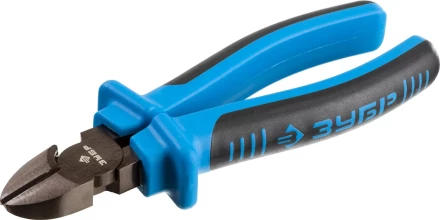 Бокорезы ЗУБР эксцентриковое расположение шарнира, особостойкое спец. покрытие Н12Х1 (никель/хром), двухкомпонентные рукоятки, 160мм 2201-5-16_z01 купить в Надыме