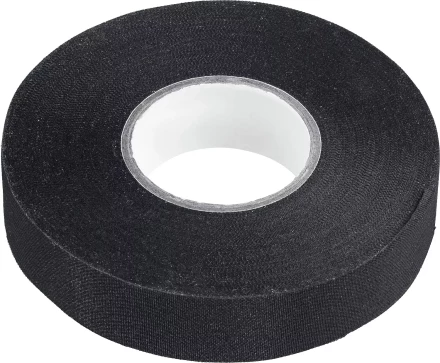 ЗУБР АВТО-ЖГУТ, 19 мм х 25 м, черная, термостойкая текстильная изолента, Профессионал (1236-2) купить в Надыме