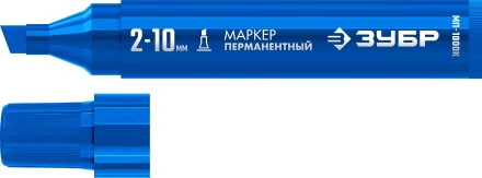 ЗУБР МП-1000К синий, 2-10 мм, клиновидный перманентный марке (06333-7) купить в Надыме