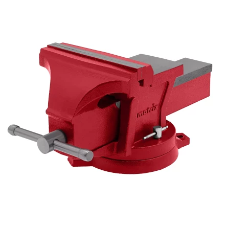 Тиски слесарные 200 мм поворотные с наковальней Matrix купить в Надыме