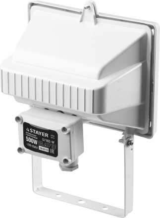 Прожектор STAYER &quot;MASTER&quot; MAXLight галогенный, с дугой крепления под установку, белый, 500Вт 57103-W купить в Надыме