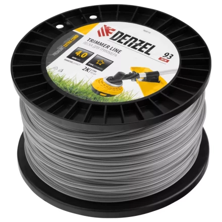 Леска для триммера двухкомпонентная звезда, 4,0мм х 93м, на DIN катушке EXTRA CORD// Denzel 96816 купить в Надыме