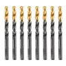 Сверло по металлу, 8,5 мм, HSS-Tin, Golden Tip, 8 шт. Denzel 717220 купить в Надыме